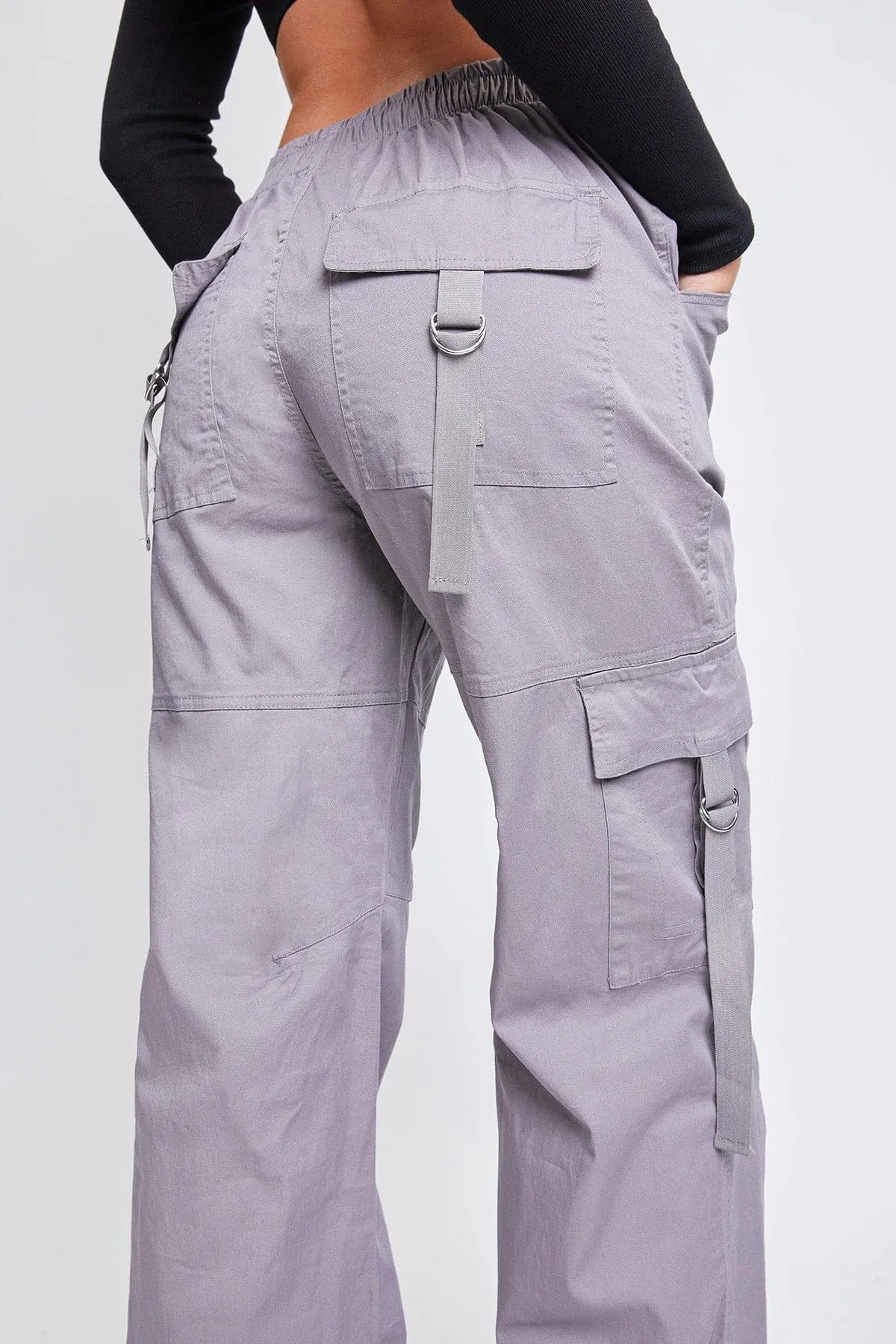 Womens Relaxed Fit Ring Cargo Pants
